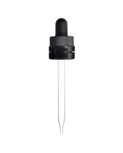 2 oz Child Resistant with Tamper Evident Seal Glass Dropper (18-400)