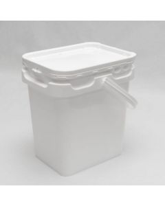 Super Kube 1.0gal is a Versatile Cost-Effective FDA-Grade Polypropylene Pail & Lid that are Lightweight for General Use