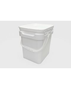 Super Kube 4.0gal is a Versatile Cost-Effective FDA-Grade Polypropylene Pail & Lid that are Lightweight for General Use