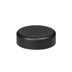 45mm Smooth Matte Black Child Resistant Closure with Foam Liner