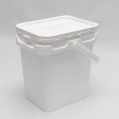 Super Kube 1.0gal is a Versatile Cost-Effective FDA-Grade Polypropylene Pail & Lid that are Lightweight for General Use