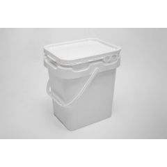 Super Kube 2.0gal is a Versatile Cost-Effective FDA-Grade Polypropylene Pail & Lid that are Lightweight for General Use